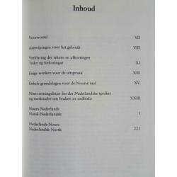 Woordenboek Noors - Nederlands, Nederlands - Noors