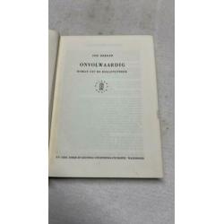 Oud boek Onvolwaardig door Joh Dekker