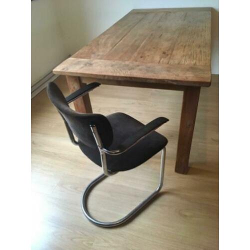 Teak Eettafel Loods 5 (180 l x 90 b x 79 h)
