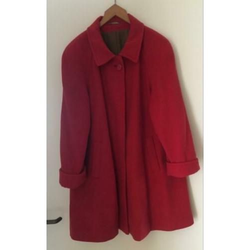 Mantel C&A, maat 42, rood