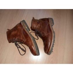 Panama jack schoenen/bruin leren boots Panama jack/ laars