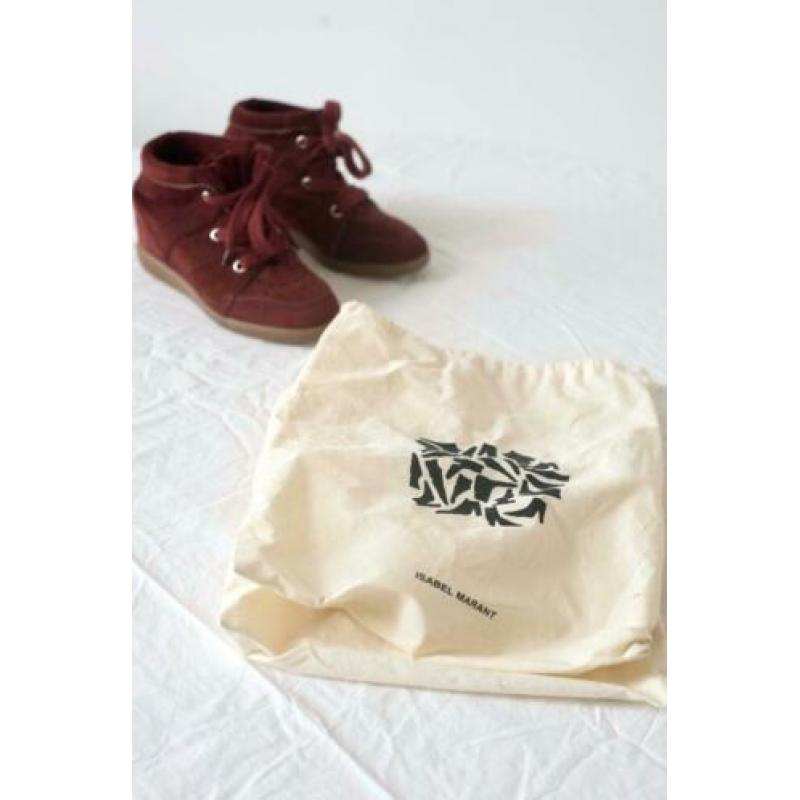 Isabel Marant etoile sneaker wedges suede bobby maat 37