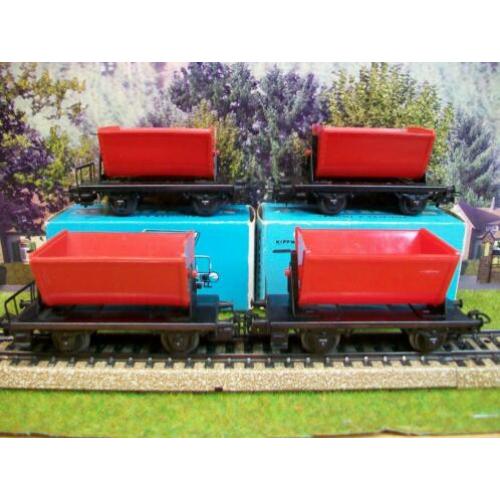 Märklin H0 - 4513 - Goederenwagon - 4 kiepwagens - DB
