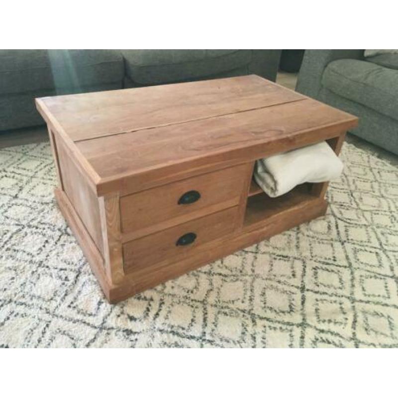 Teakhouten salontafel