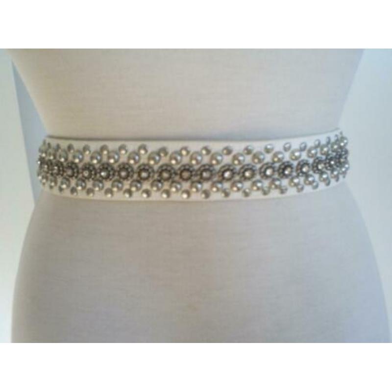 witte riem van JOSS maat 95