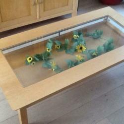 Salentafels en tv kast