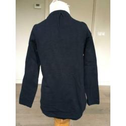NAME IT shirt met pompons netjes donkerblauw 122 / 128 D15