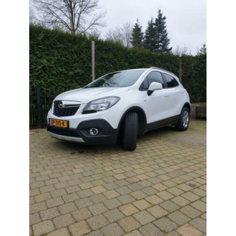 Opel Mokka 1.6 16V 85KW 2015 Wit Navi, trekhaak. Nieuwstaat