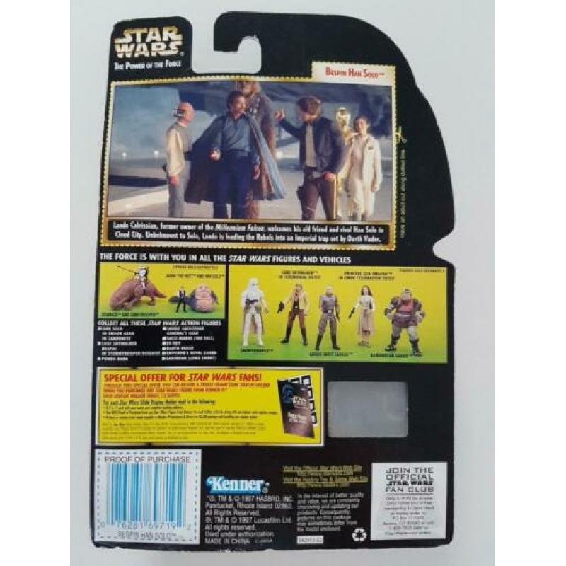 -40% Star Wars POTF FF Bespin Han Solo Heavy Assault Rifle