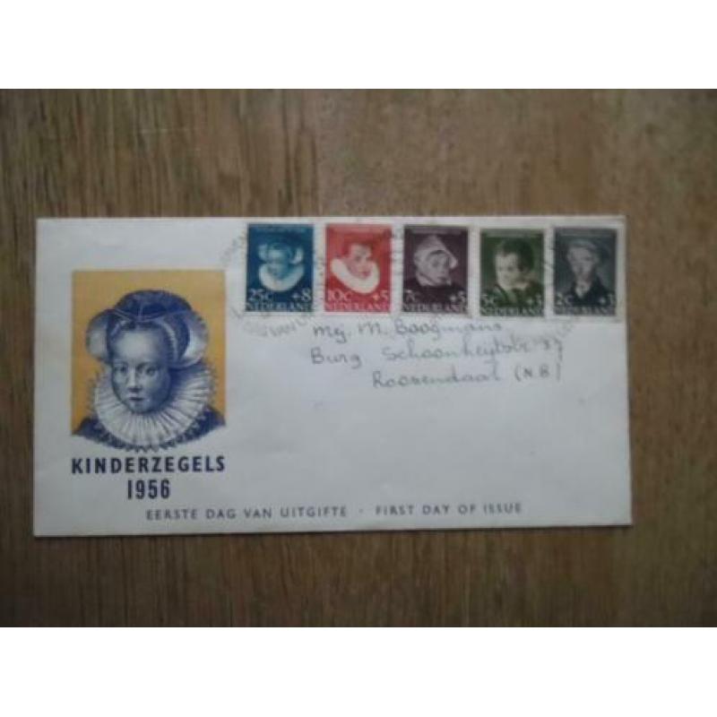 Nederland. FDC E28 tot en met E32. CW 134 euro