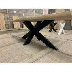 AANBIEDING stalen tafelpoten matrix poot u x tafel poten