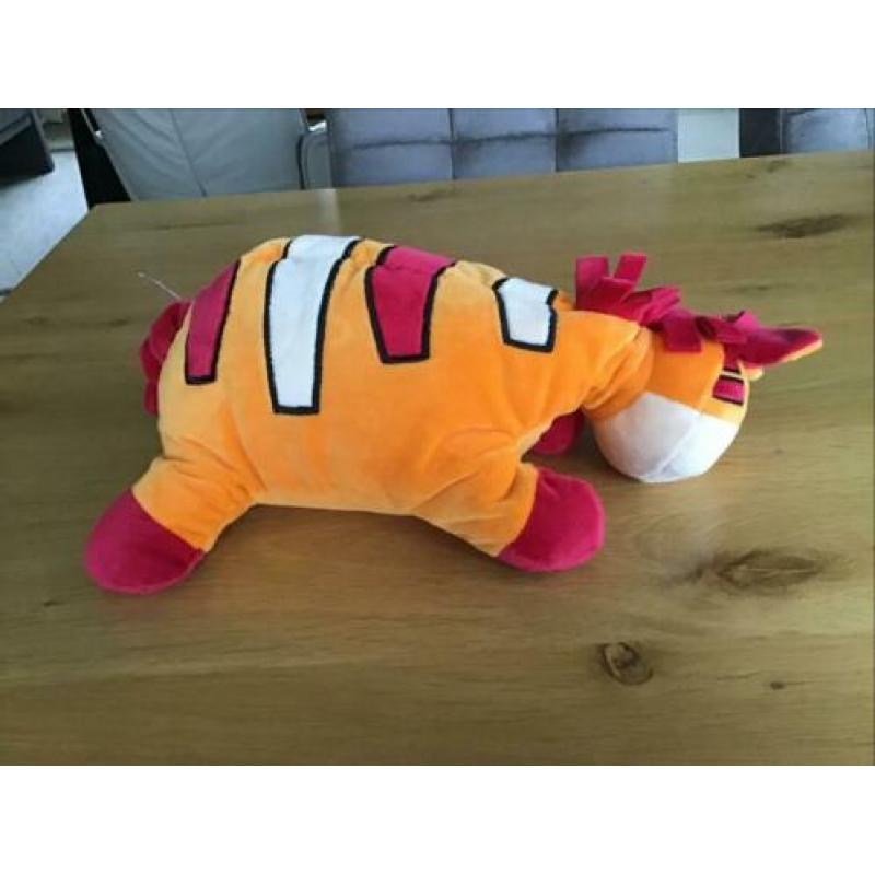 Zetje Zebra ,lekker zachte,fleurige knuffel
