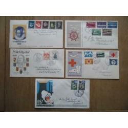 Nederland. FDC E28 tot en met E32. CW 134 euro