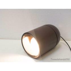Retro hanglamp, Vintage bruine lamp 84194