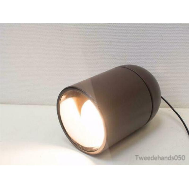 Retro hanglamp, Vintage bruine lamp 84194