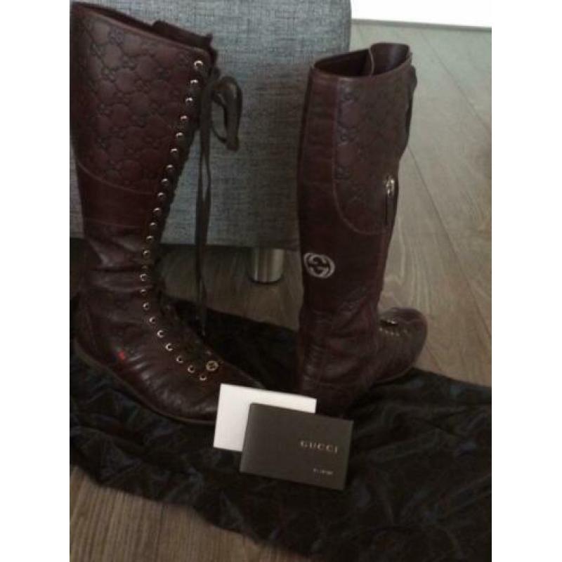 Gucci laarzen maat 36 bijna nieuw