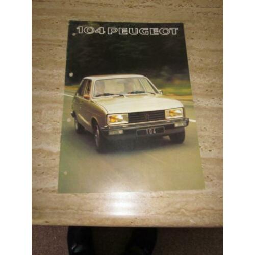 Peugeot 104 auto Folder