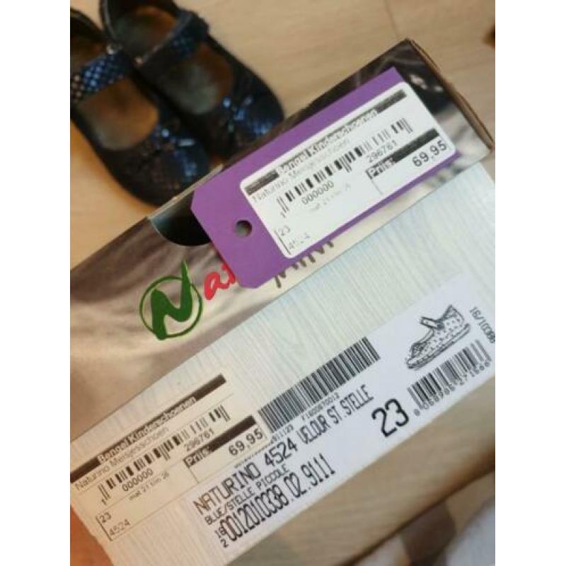 Mooie schoentjes maat 23 van Naturino mini nieuwprijs 69,95