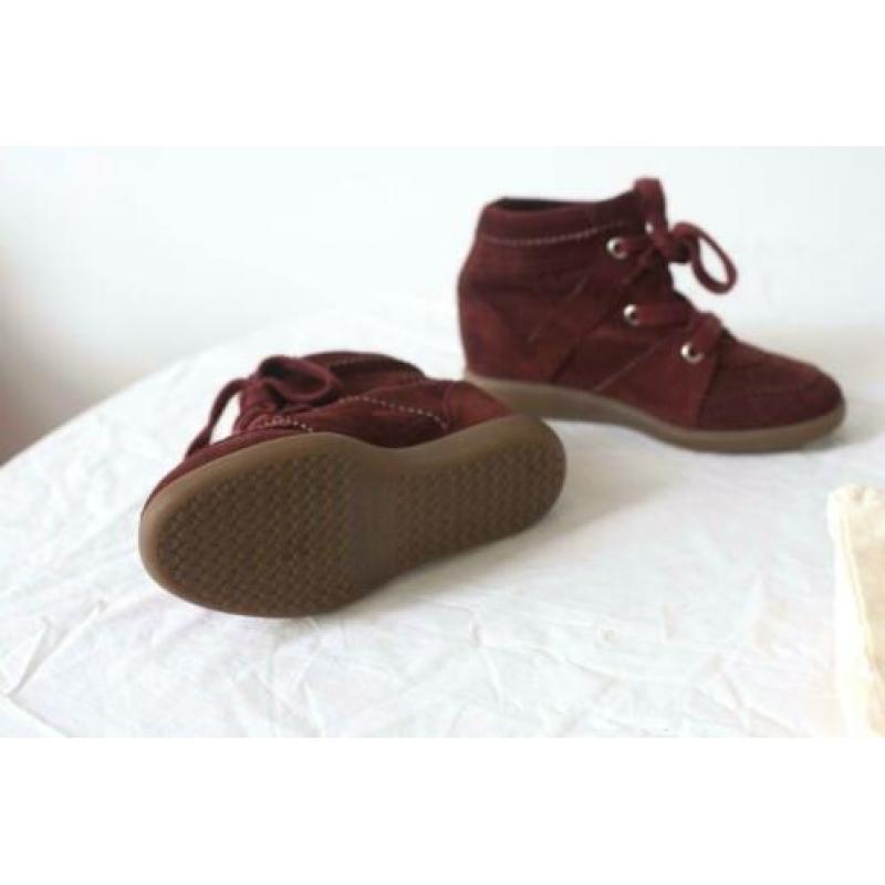 Isabel Marant etoile sneaker wedges suede bobby maat 37
