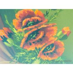 J. Van Dalen schilderij bloemen. 83104