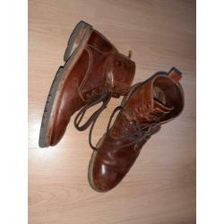 Panama jack schoenen/bruin leren boots Panama jack/ laars