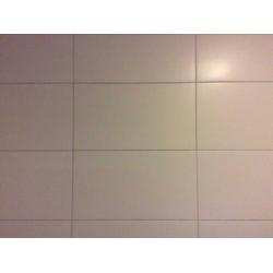 Wandtegel 60x33 mat wit 7m