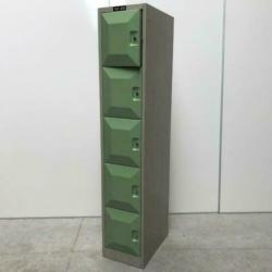 SONESTO 5-deurs stalen lockerkasten groen (grote partij)