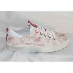 WILD maat 31 lerensneaker/rits roze paarden gratis verzenden