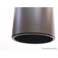 Retro hanglamp, Vintage bruine lamp 84194