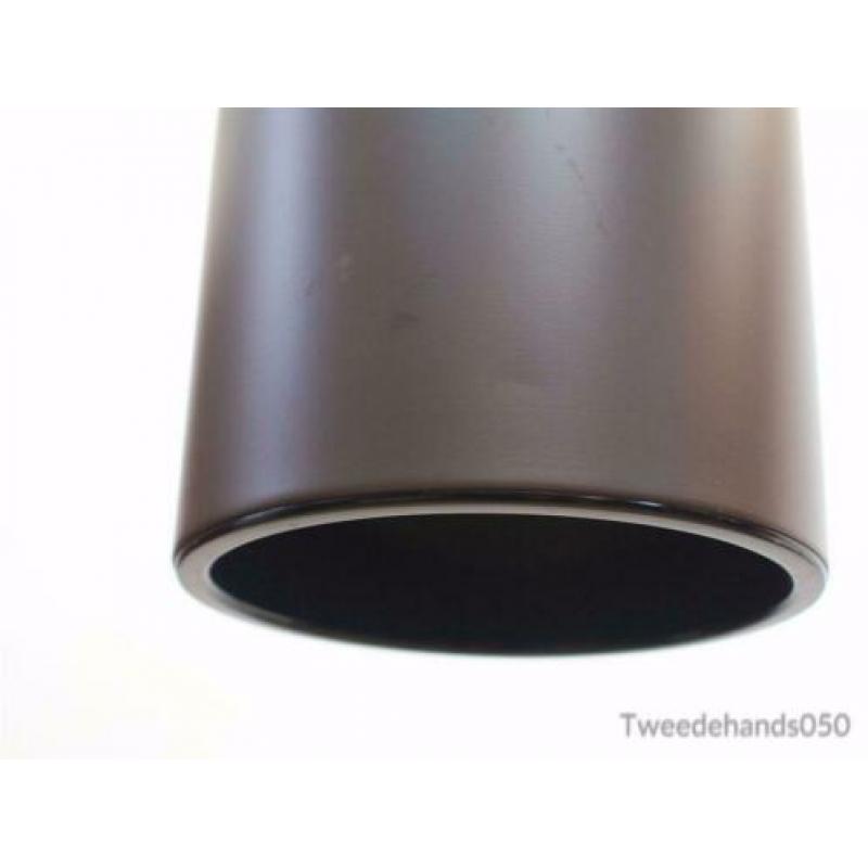 Retro hanglamp, Vintage bruine lamp 84194