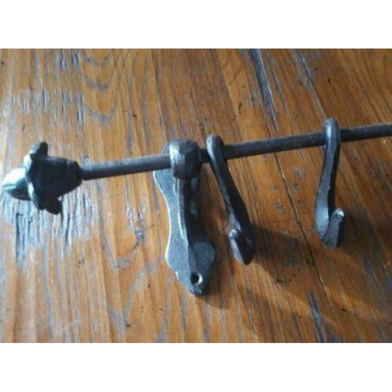 Wandstang keukenrek kapstok industrieel ijzer