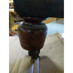Ronde eiken eettafel