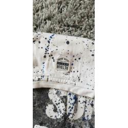Retour shirt wit met print maat 140
