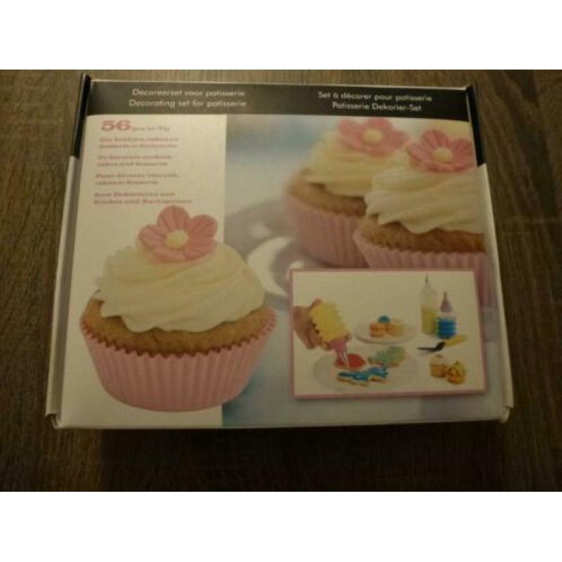 ?? Decoratieset ?? patisserie/cupcake ?? 56 delig