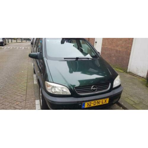 Opel Zafira 1.8 I 1999 Groen. 7 personen. APK tot 21-3-2021