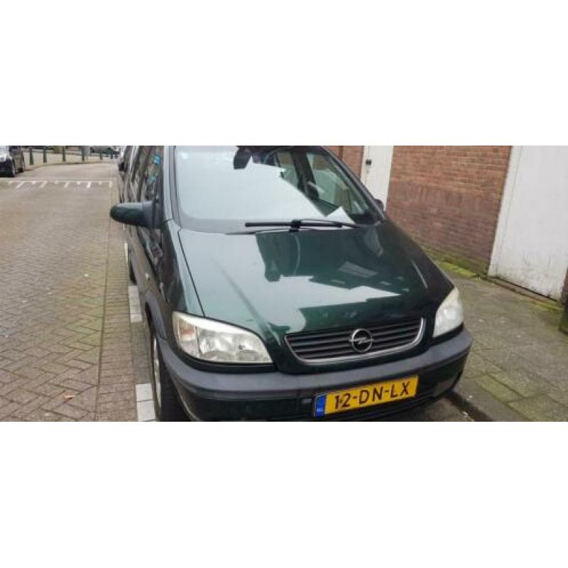 Opel Zafira 1.8 I 1999 Groen. 7 personen. APK tot 21-3-2021