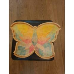 Houten vlinderpuzzel