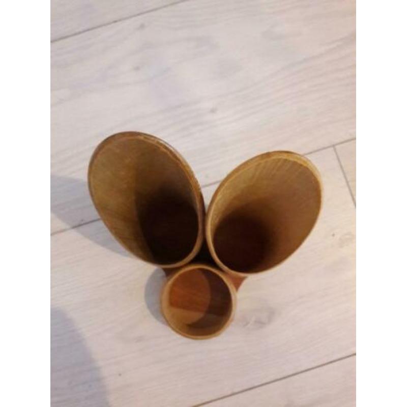 Bureau accessoire hout uit Jamaica nieuw!