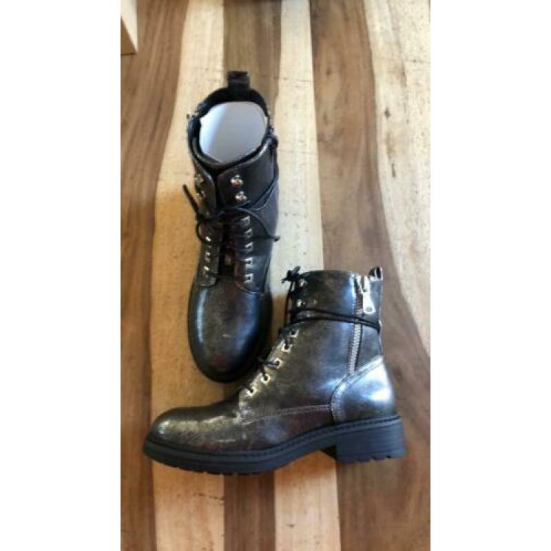 BIKER BOOTS kleur grijs maat 37 nieuw
