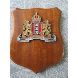 wapenschild Amsterdam 18 x 15 cm
