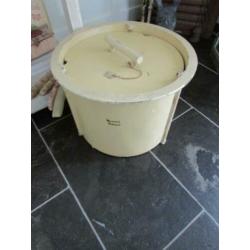 brocante koksmutsen bewaar doos *RiRiBrocanterie*
