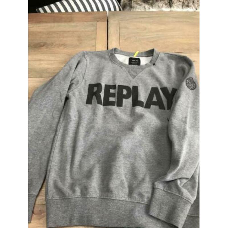 z.g.a.n. grijze sweater REPLAY mt s