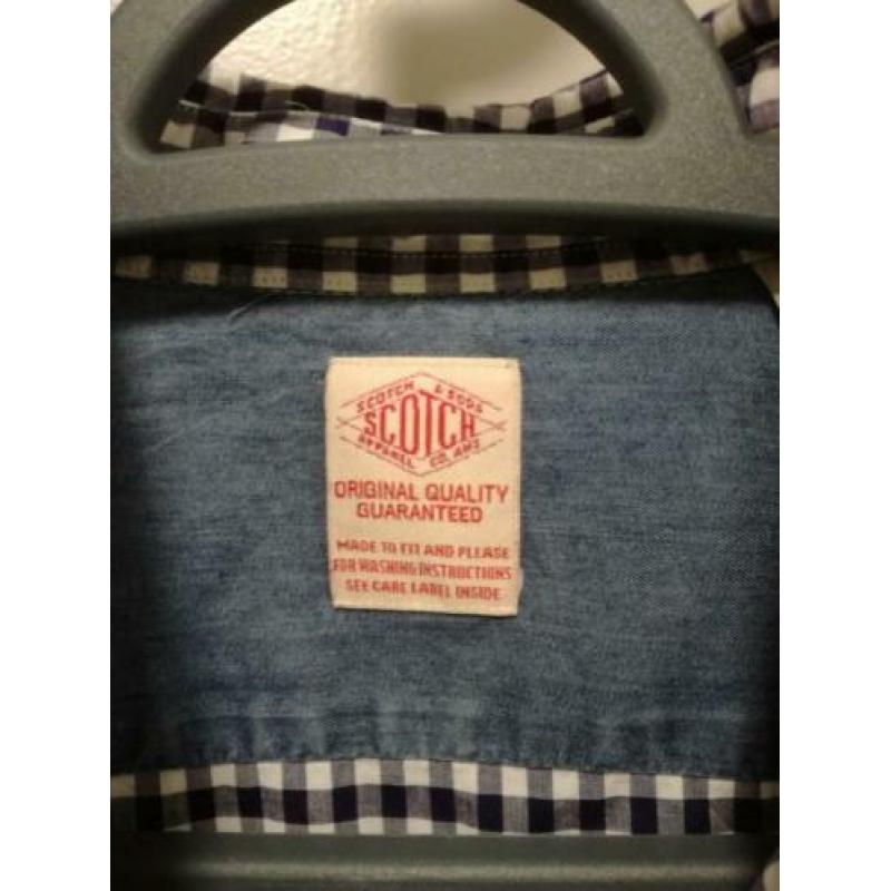 Scotch & Soda overhemd geruit maat L !!!
