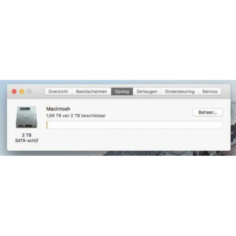 Apple iMac 27inch core i7 /videokaart 2 GB/ Hdd 2TB