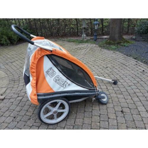 Fietskar KidCar Comfort voor 2 kinderen incl. babyschalen
