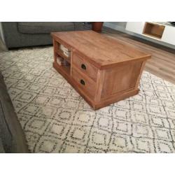Teakhouten salontafel