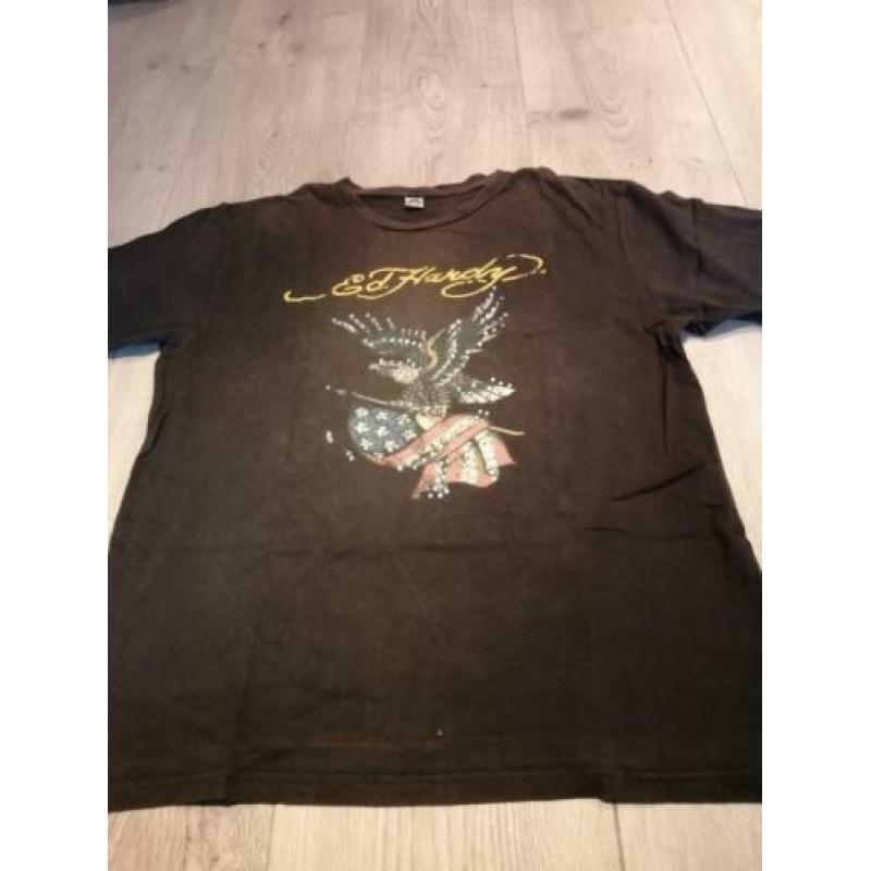 Ed Hardy t-shirt maat XL