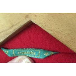 Mantel C&A, maat 42, rood