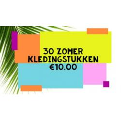 PAKKET 5) 30 X ZOMER KLEDINGSTUKKEN MAAT S/M 23 kl