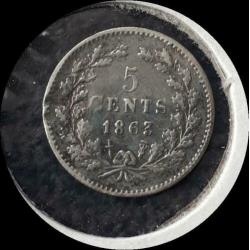 5 cent Koning Willem III munten
